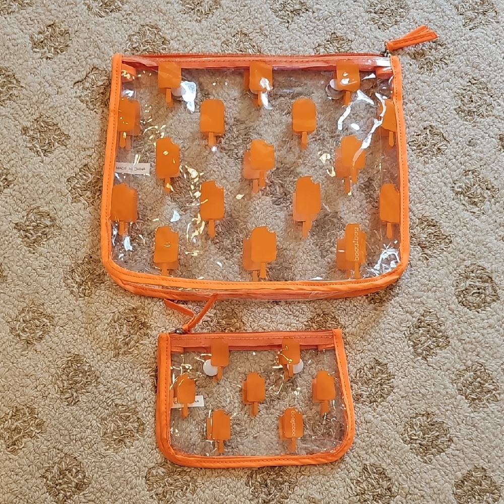 BOGG BAG Orange Popsicle Cosmetic Bags